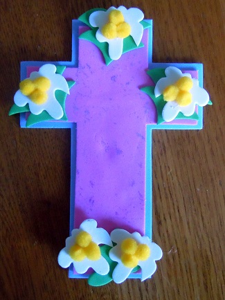 how to make an Easter cross